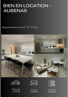 Grand appartement spacieux - Aubenas